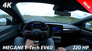 Renault Megane E-Tech EV60 2023 - POV Test drive in 4K (220 HP) Acceleration 0 - 100 km/h