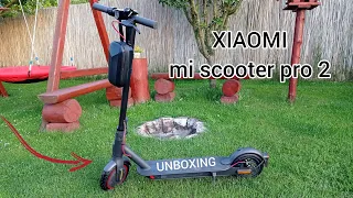 XIAOMI MI SCOOTER PRO 2 unboxing and preparing for the first ride