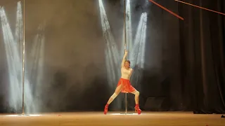 51 - Отчетный Концерт 2023. Студия танца и фитнеса Roksana. Exotic Pole Dance. Гребенникова Саша.