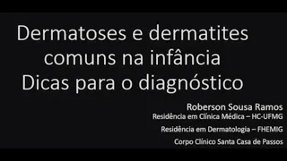 Dermatoses e dermatites comuns na infância   Dicas para o diagnóstico
