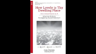 How Lovely is Thy Dwelling Place (CM9731) arr. Russell Robinson