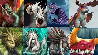 All 8 LEGENDARY DRAGONS (New Crimson Goregutter ) - Dragons:Rise of Berk New Update