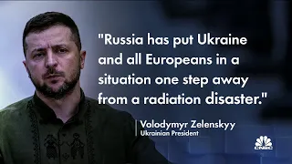 Zelenskyy says world narrowly avoided disaster at Ukrainian nuclear plant