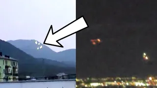 UFO in the skies during the day scares city