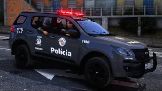 TROCA DE T1ROS + CONFRONTO 2ºBPCHQ ANCHIETA | GTA 5 POLICIAL