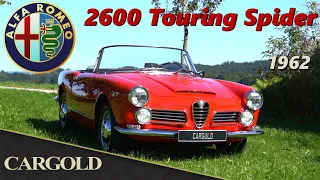 Alfa Romeo 2600 Touring Spider, 1962, wunderschönes Design, kerniger 6 Zylinder und viel Platz