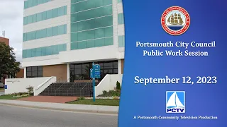 City Council Public Work Session September 12, 2023 Portsmouth Virginia