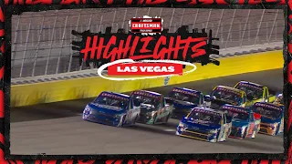 Rajah Caruth leads the NASCAR Craftsman Truck Series to the green flag at Las Vegas