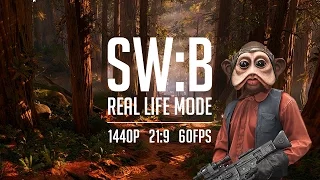 STAR WARS: Battlefront - Очень злые боты, очень красивая картинка (Real Life Mode, 1440p, 21:9)