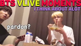 BTS vlive moments i think about a lot REACTION