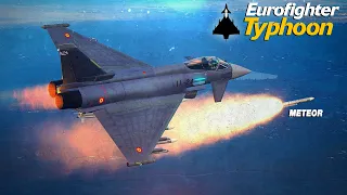 Eurofighter Typhoon Vs Su-35 Flanker | Meteor Vs Axehead | Digital Combat Simulator | DCS | Dogfight