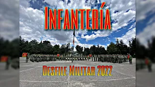 Arma de Infantería en el Desfile Cívico Militar 2022.