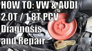 How test and repair VW / Audi 2.0T 1.8T PCV valve with an RKX upgraded PCV valve