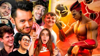 YOUTUBERS REACCIONAN A MI SKIN DE FORTNITE - TheGrefg