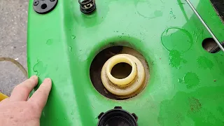 Riding mower not getting fuel to fuel pump.