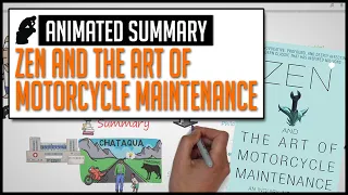 Zen and the Art of Motorcycle Maintenance by Robert M. Pirsig | Animated Summary and Review