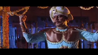 Saikumar in Madakari Nayaka Get Up Powerful Dialogue Scene | Durgada Huli Kannada Movie Scene