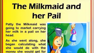 Moral Story: The Milkmaid and her Pail | Learn English Through Stories #learnenglish #story