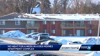 Two buildings at Des Moines apartment complex without heat