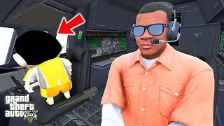 Shinchan and Franklin Spending 24 HOURS as PILOT in GTA 5!