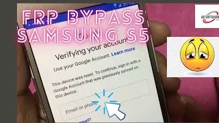 FRP Bypass Google Account SAMSUNG GALAXY S5 - S5 Neo SM-G903 Remove FRP WITHOUT PC 2021