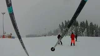 Kotelnica-Ski zjazd czerwoną trasą *dwie trasy* (2023)