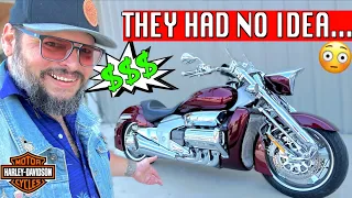 Harley-Davidson Dealership had no clue what this RARE Motorcycle was worth | Honda Rune