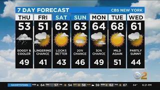 New York Weather: CBS2 4/14 Evening Forecast at 6PM