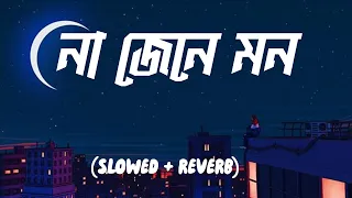 Na Jene Mon (SLOWED + REVERB)| @AbirBiswas  | Koel | Hiraan | Zubeen | Jeet G | MSL LOFI BOY