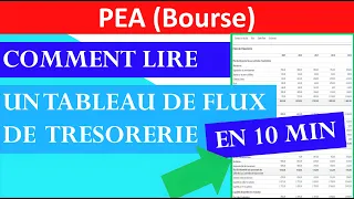 ✔️ COMMENT LIRE UN TABLEAU DE FLUX DE TRÉSORERIE EN 10 MINUTES