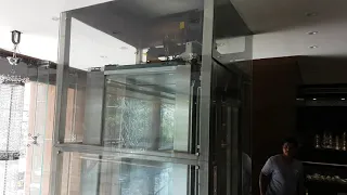 Installation of Home Elevator Gearless Traction Machine - APSON
