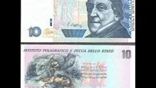 Paper money Italy - Lira Italian banknotes - banknotes
