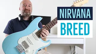 How to Play "Breed" by Nirvana | Kurt Cobain Guitar Lesson