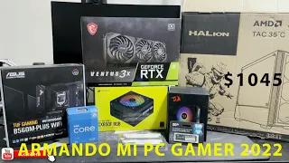 ✅✅ARMANDO MI PC GAMER✅✅I5 11400F✅✅RTX 3060✅✅ASUS TUF B560M PLUS WIFI✅✅2022✅✅ TEST DE JUEGOS ULTRA