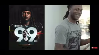 Nfl players react to there madden 23 rating. (Funny😂)