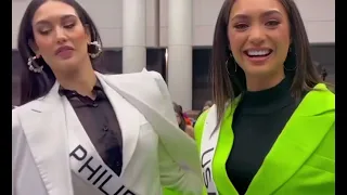 When R’Bonney met Celeste at the Miss Universe 2022 contest