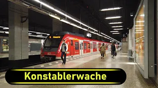 S-Bahn Station Konstablerwache - Frankfurt 🇩🇪 - Walkthrough 🚶