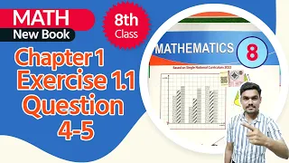 Class 8 Math Chapter 1 - Class 8 Maths Chapter 1 Exercise 1.1 Question 4,5-8th Class Maths Chapter 1