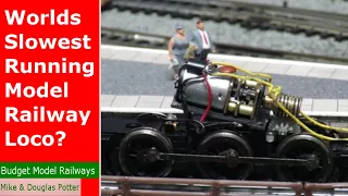 Worlds Slowest Running HO / OO Model Railway / Railroad DC Locomotive?