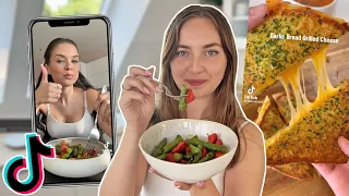 Wir essen 24h NUR virale TIKTOK FOOD TRENDS🍜