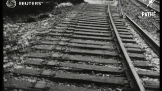 American train wreck in Little Falls (1940)