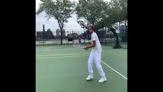 Daniil Medvedev Backhand Slow Motion