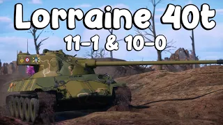 Lorraine 40t. 11-1 & 10-0.