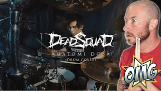 Drummer Reacts To - OKI FADHLAN - ANATOMI DOSA DRUM COVER FIRST TIME HEARING Reaction