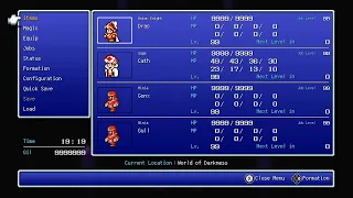 Final Fantasy III Pixel Remaster - LV99 / Job LV99 / 9999HP party VS Final Boss (100% completion)