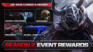 The 18+ MW3 Season 2 Rewards, Camo Mixing & NEW Event Gameplay… (FREE Content Updates)
