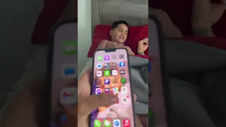 Son saves dad from mom checking his phone #shorts