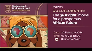 Webinar: GOLDILOKSHIN - The "just right" model for a prosperous African Future