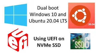 Ubuntu 20.04 LTS Dual boot on intel  660p NVMe SSD with Windows 10. Detailed explanation in Hindi.