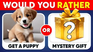 Would You Rather...? Mystery Gift Edition 🎁 Pup Quiz